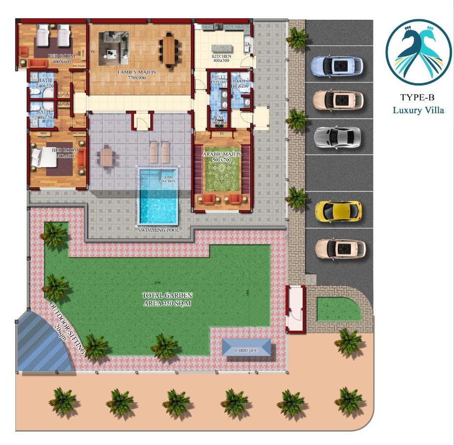 Asahalah Farm Pool Villas Seeb Exteriér fotografie